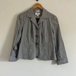 Women’s Talbots Stretch Striped Blazer